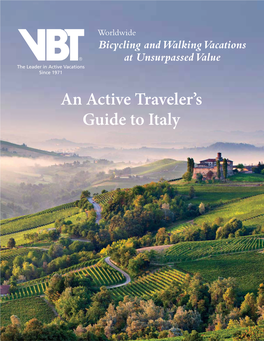 An Active Traveler's Guide to Italy