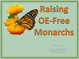 Raising Oe-Free Monarchs