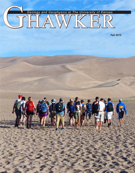 Geology and Geophysics at the University of Kansas Hawker G Fall 2015 from the CHAIR