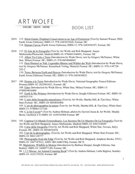 Books by Art Wolfe