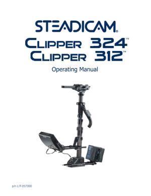 Steadicam Clipper 312 324 Manual