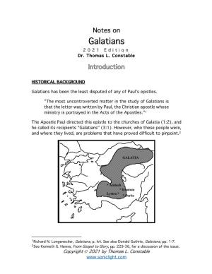 Galatians 202 1 Edition Dr