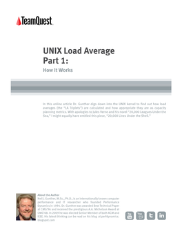 UNIX Load Average Part 1: How It Works