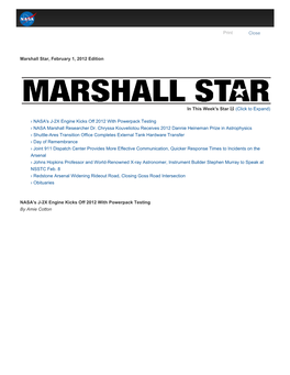 Marshall Star, February 1, 2012 Edition