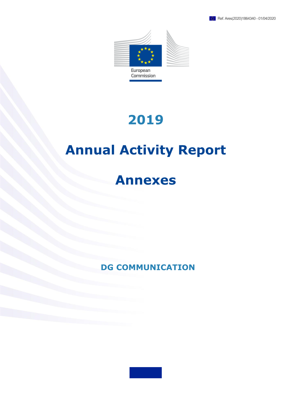 2019 Annual Activity Report Annexes