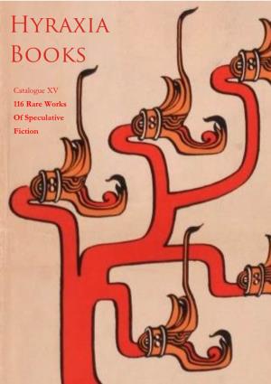 Catalogue XV 116 Rare Works of Speculative Fiction