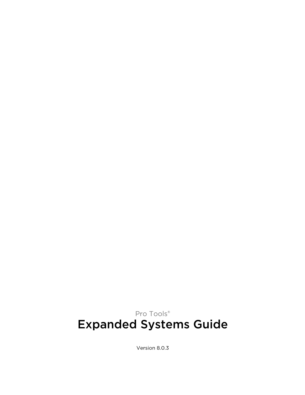 Expanded Systems Guide
