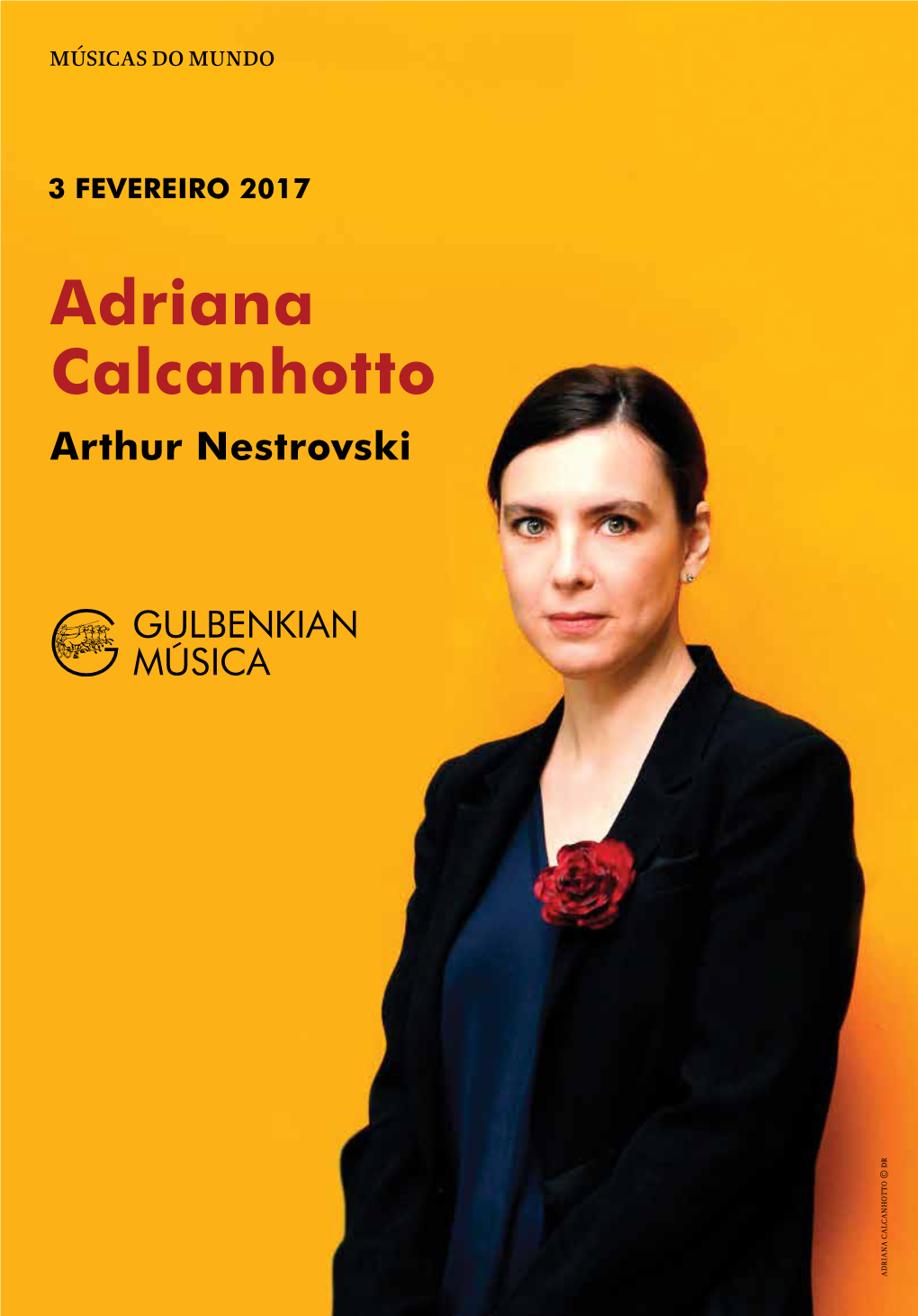 Adriana Calcanhotto Arthur Nestrovski Adriana Calcanhotto © Dr Das Rosas