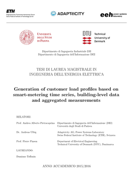 Generation of Customer Load Profiles Based on Smart-Metering Time