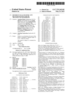 (12) United States Patent (10) Patent No.: US 7,723,342 B2 Palani Et Al