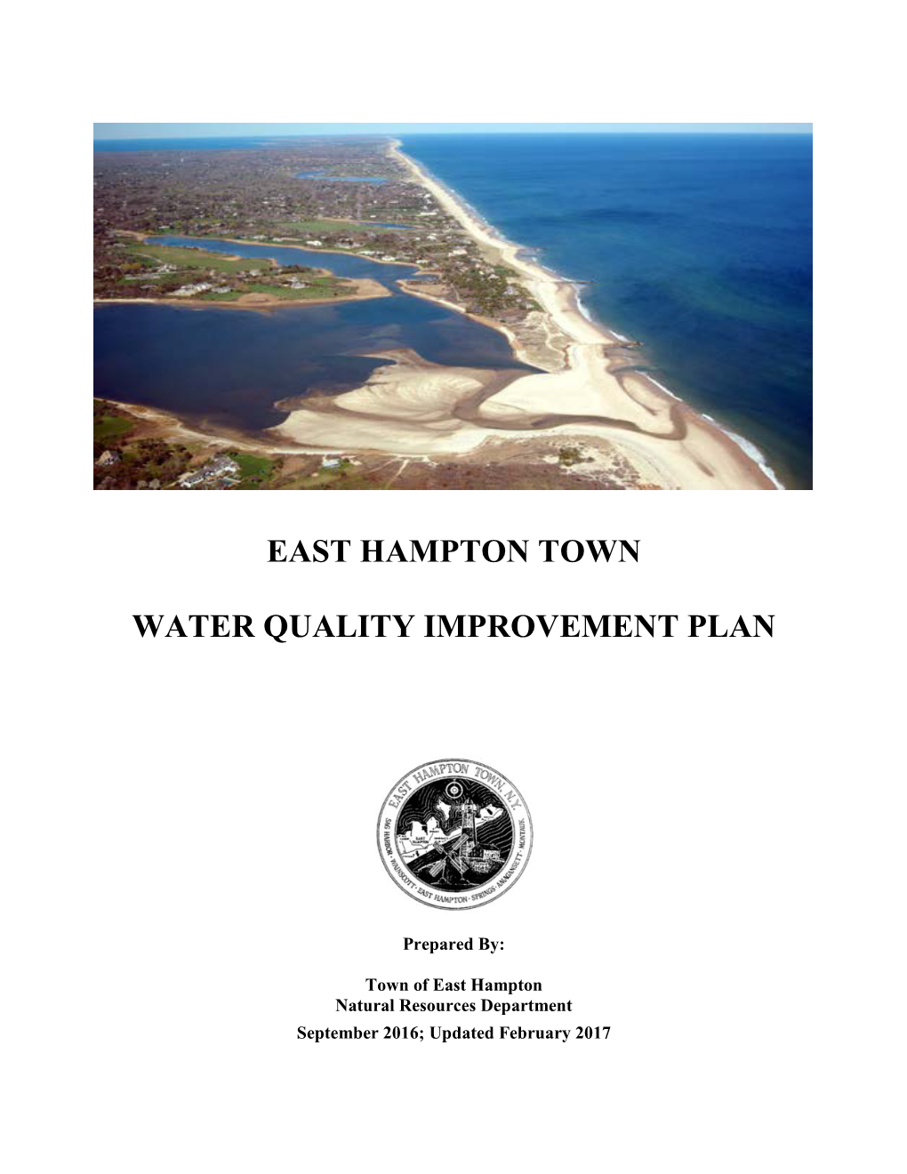 East Hampton Town Water Quality Improvement Plan | 2