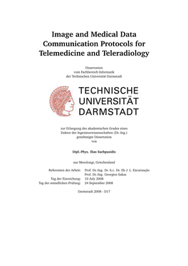 Image and Medical Data Communication Protocols for Telemedicine and Teleradiology