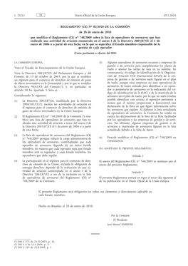 Reglamento (UE) No 82/2010 De La Comisión, De 28 De Enero De 2010