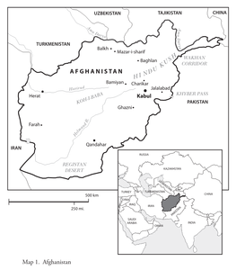 AFGHANISTAN in U K H Map 1. Afghanistan