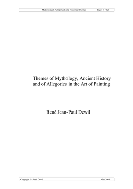 Mythological and Historical Themes
