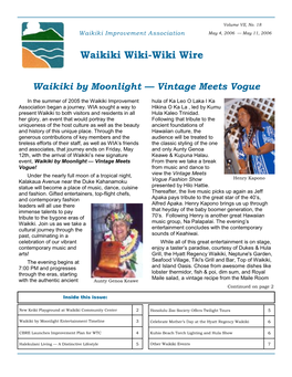 Waikiki Wiki-Wiki Wire