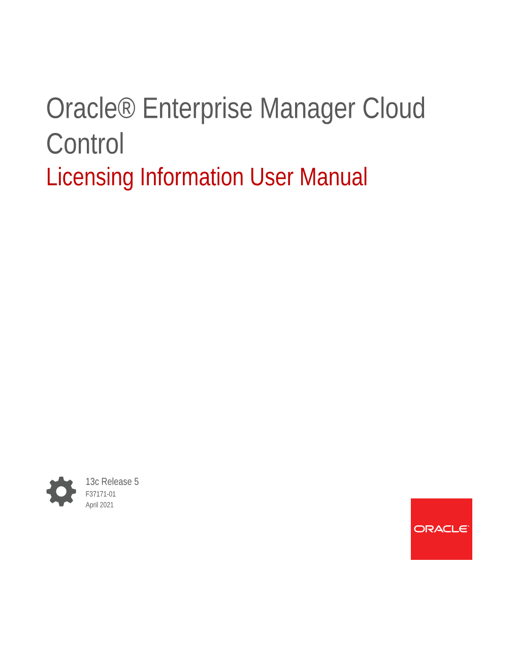 Licensing Information User Manual