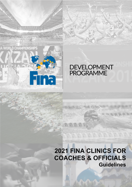 2021 Fina Clinics for Coaches & Officials