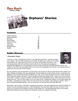 Orphans’ Stories