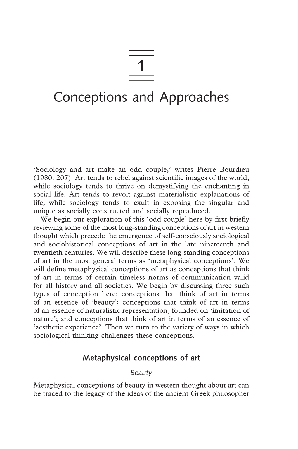 Conceptions and Approaches 9