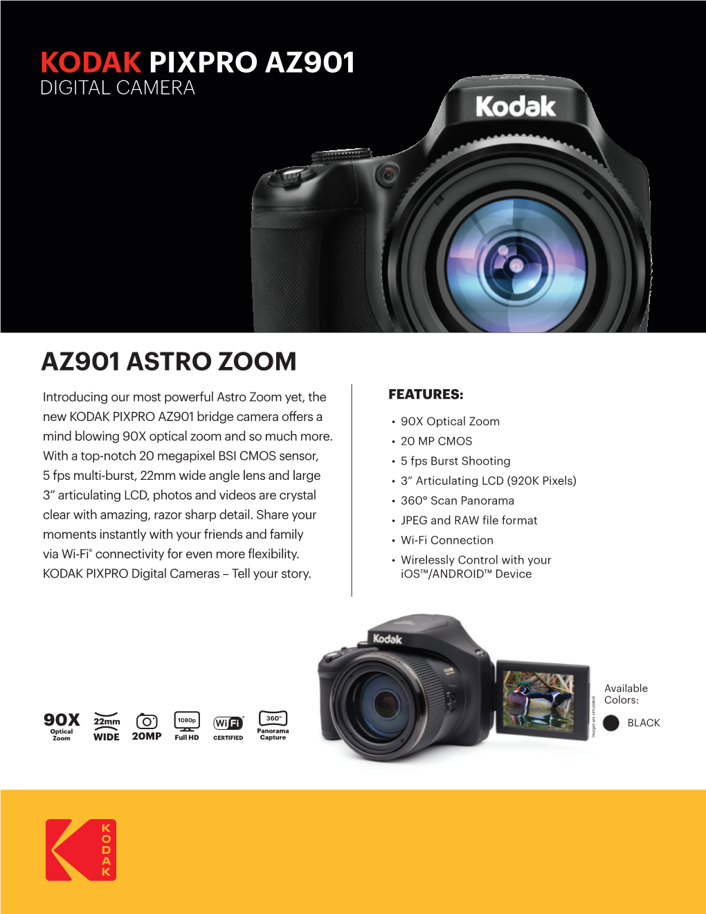 Kodak Pixpro Az901 Digital Camera