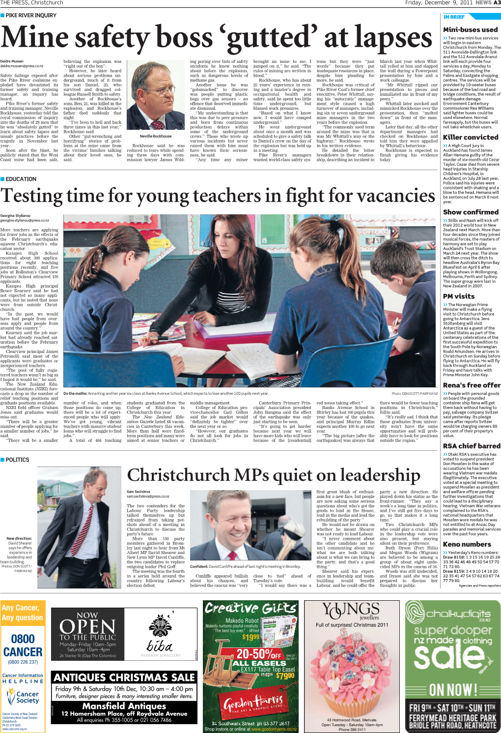 Testing Time for Young Teachers in Fight for Vacancies Year