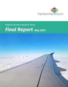 Regional Aviation Baseline Study Final Report May 2021 Regional Aviation Baseline Study Final Report May 2021
