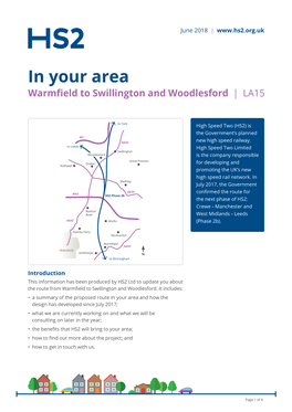D539 LA15 Warmfield to Swillington and Woodlesford