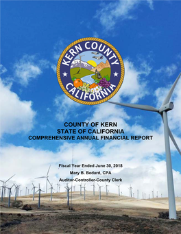 County of Kern State of California Comprehensive Annual Financial Report