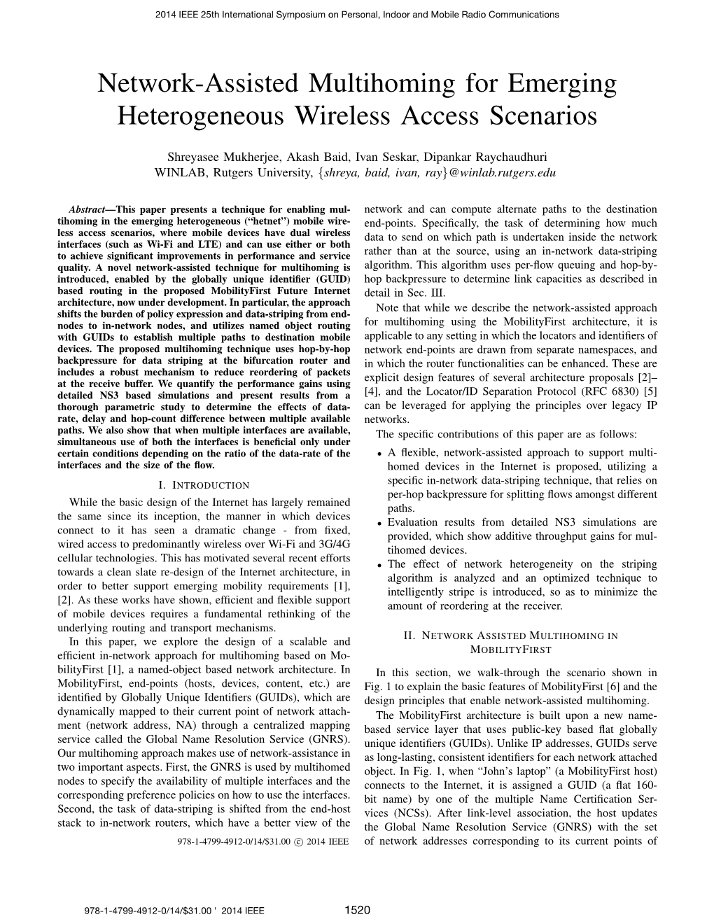 Network-Assisted Multihoming for Emerging Heterogeneous Wireless Access Scenarios