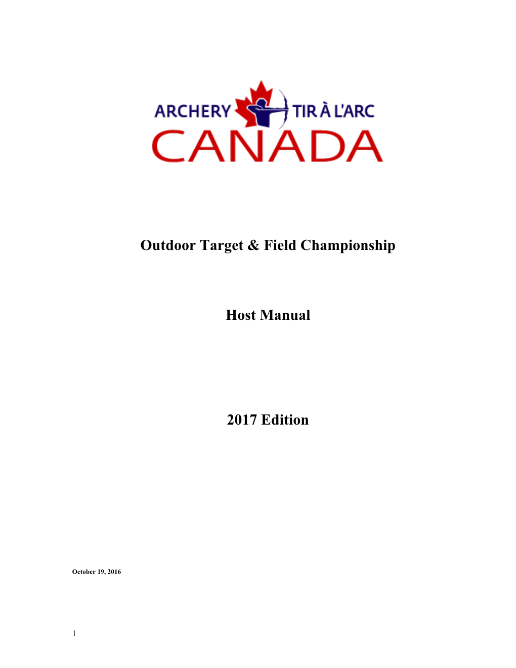 Outdoor Target & Field Championship