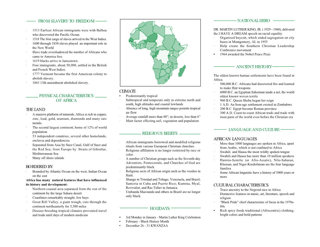 Getting to Know Your African-American Neighbors (PDF)
