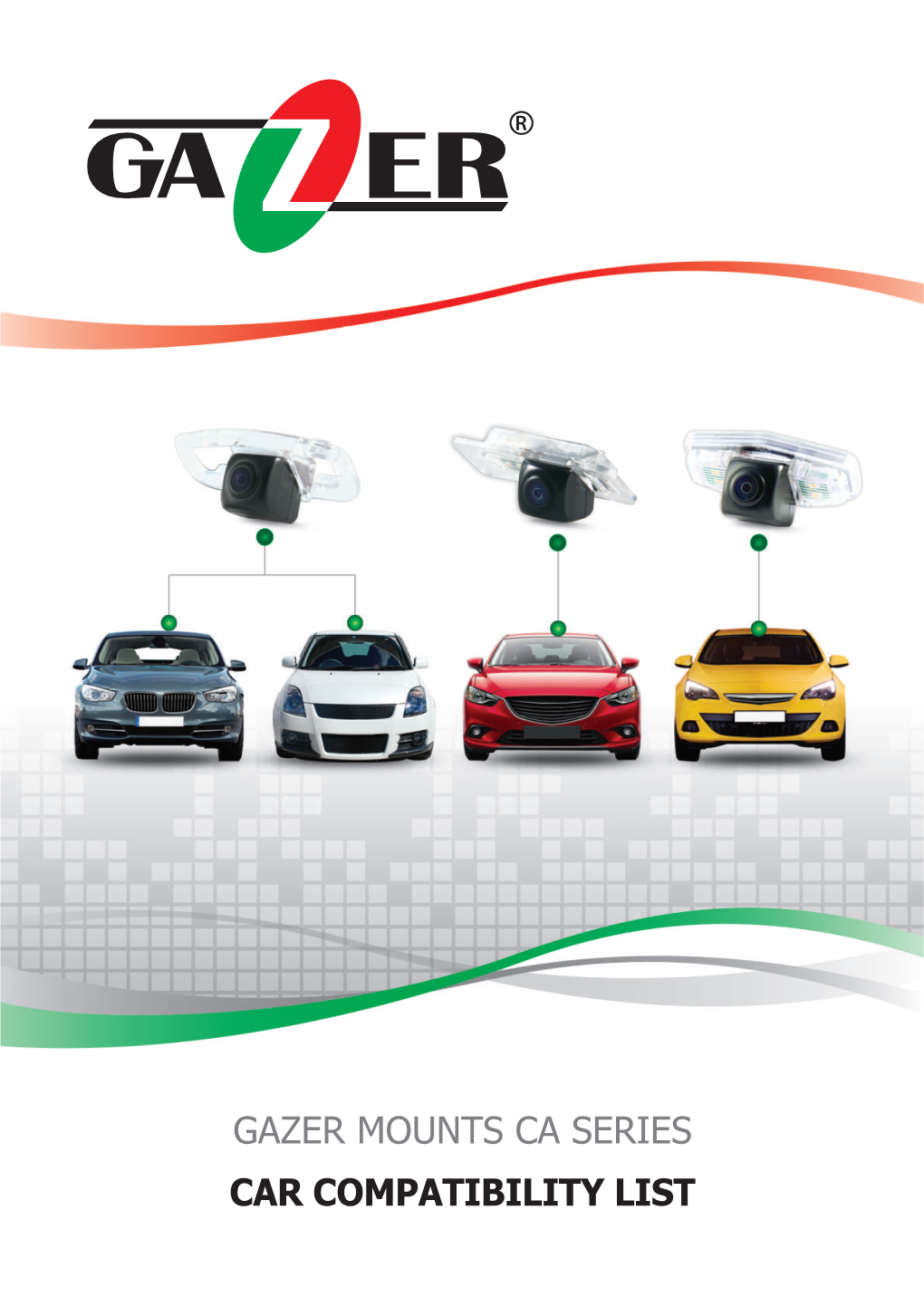 Gazer Mounts Ca Series Car Compatibility List