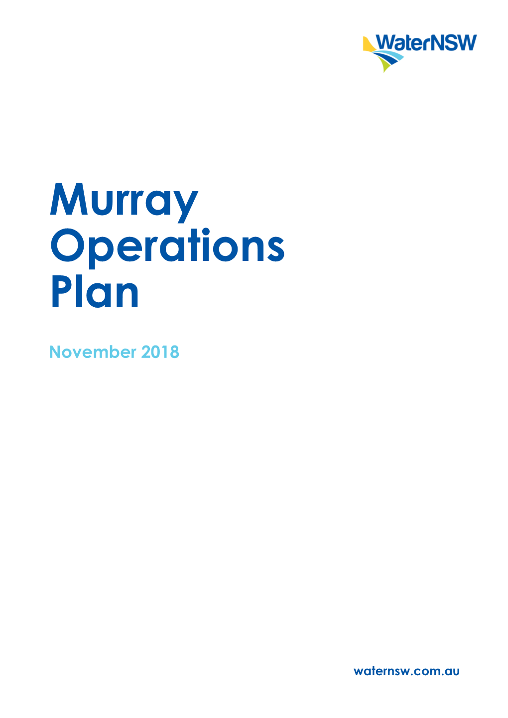 Murray Operations Plan November 2018 2