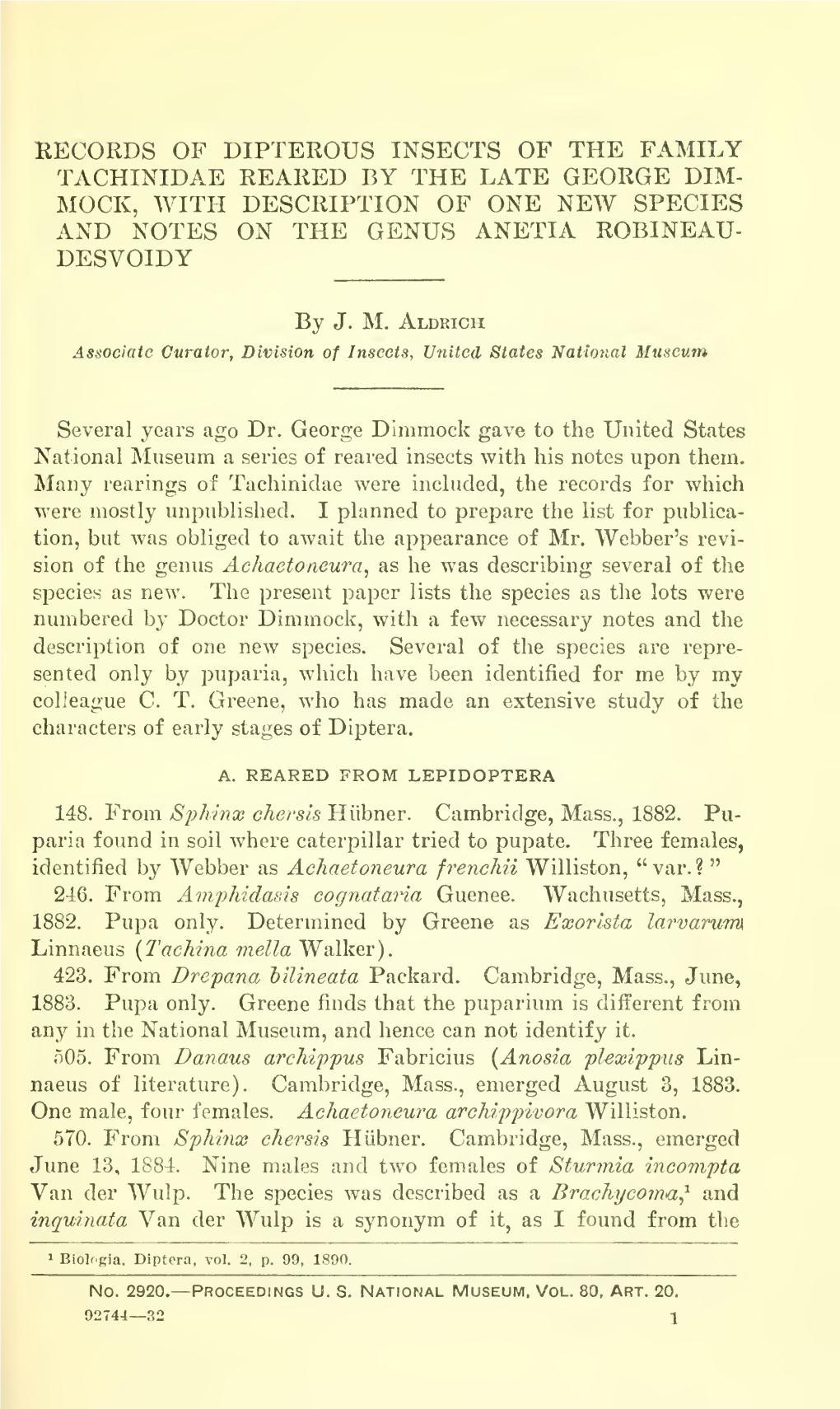 Proceedings of the United States National Museum