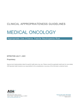 Open the Guidelines for Febrile Neutropenia