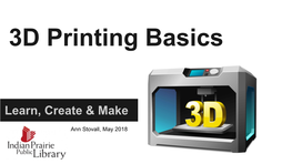 3D Printing Basics