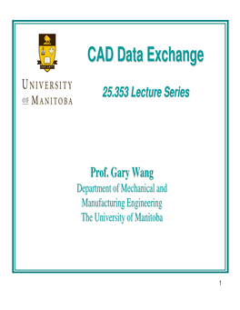 CAD Data Exchange