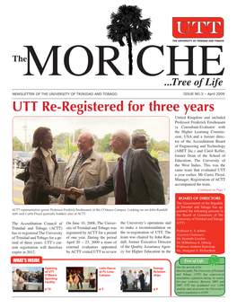 UTT Re-Registered for Three Years