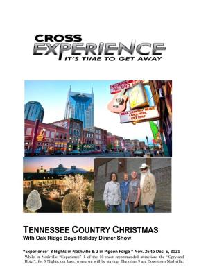 TENNESSEE COUNTRY CHRISTMAS with Oak Ridge Boys Holiday Dinner Show
