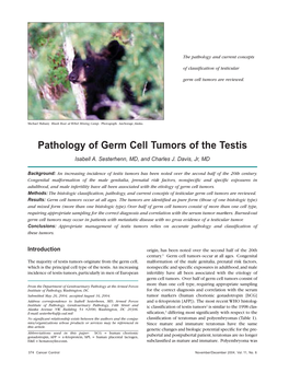 Pathology of Germ Cell Tumors of the Testis