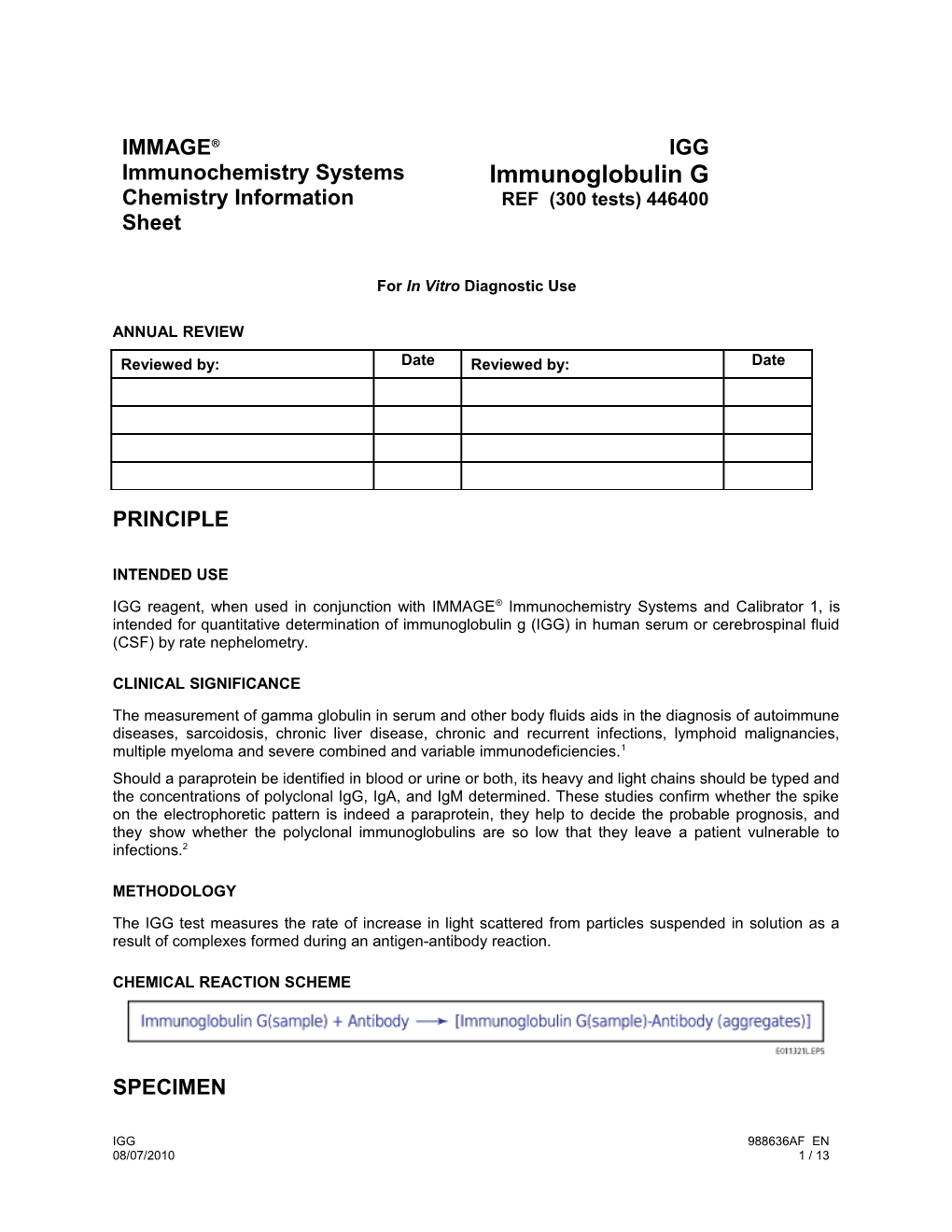 For in Vitro Diagnostic Use