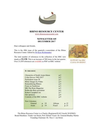 Rhino Resource Center