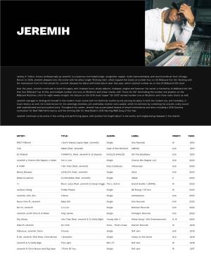 Jeremih – Primary Wave Music