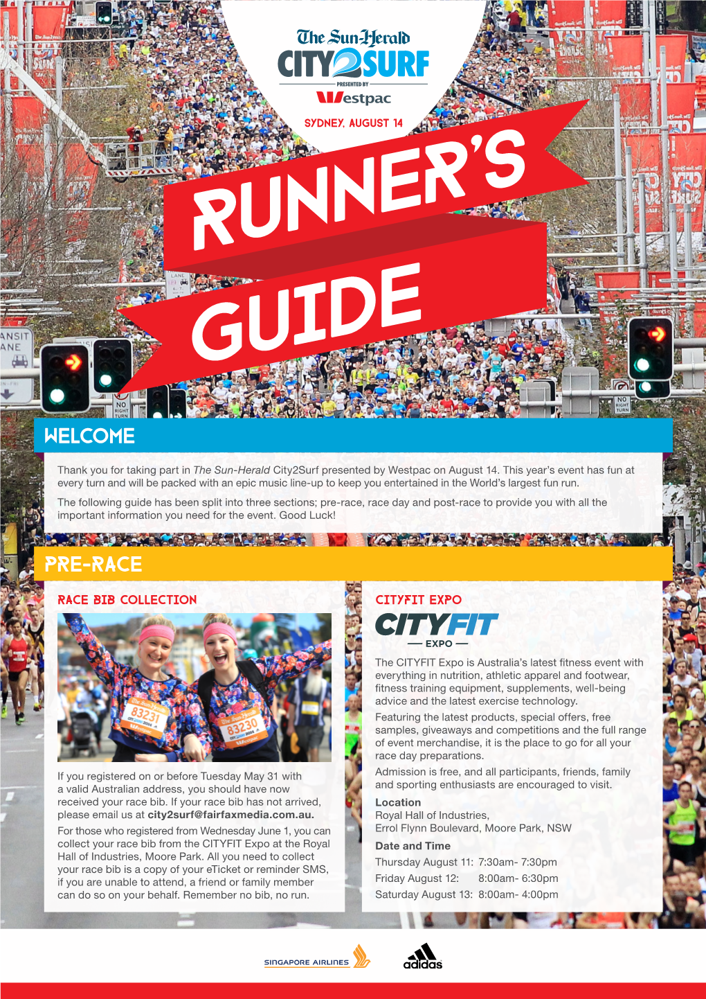 Runner's Guide Welcome