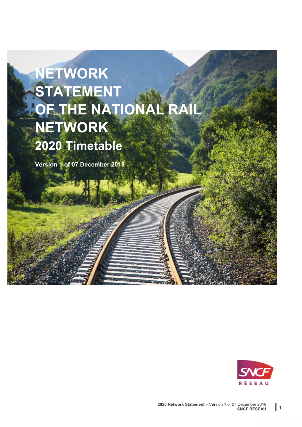 Network Statement of the National Rail