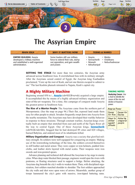 The Assyrian Empire