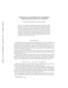 Arxiv:1712.07068V3 [Math.AT] 13 Dec 2018