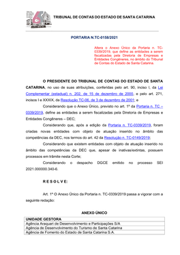 PORTARIA N.TC 158-2021 CONSOLIDADA.Pdf