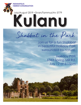 View the July/August 2019 Kulanu